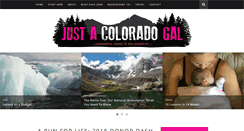 Desktop Screenshot of justacoloradogal.com